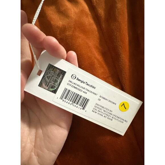 Sergio Tacchini‎ Dallas Velour Track Pants size 2XL Mens - Picture 5 of 9